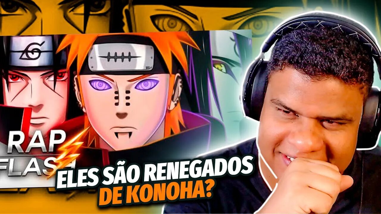 (ESSE SOM TA MUITO F#D4) ITACHI, PAIN E OROCHIMARU RAP | "Renegados" | React Anime Pro