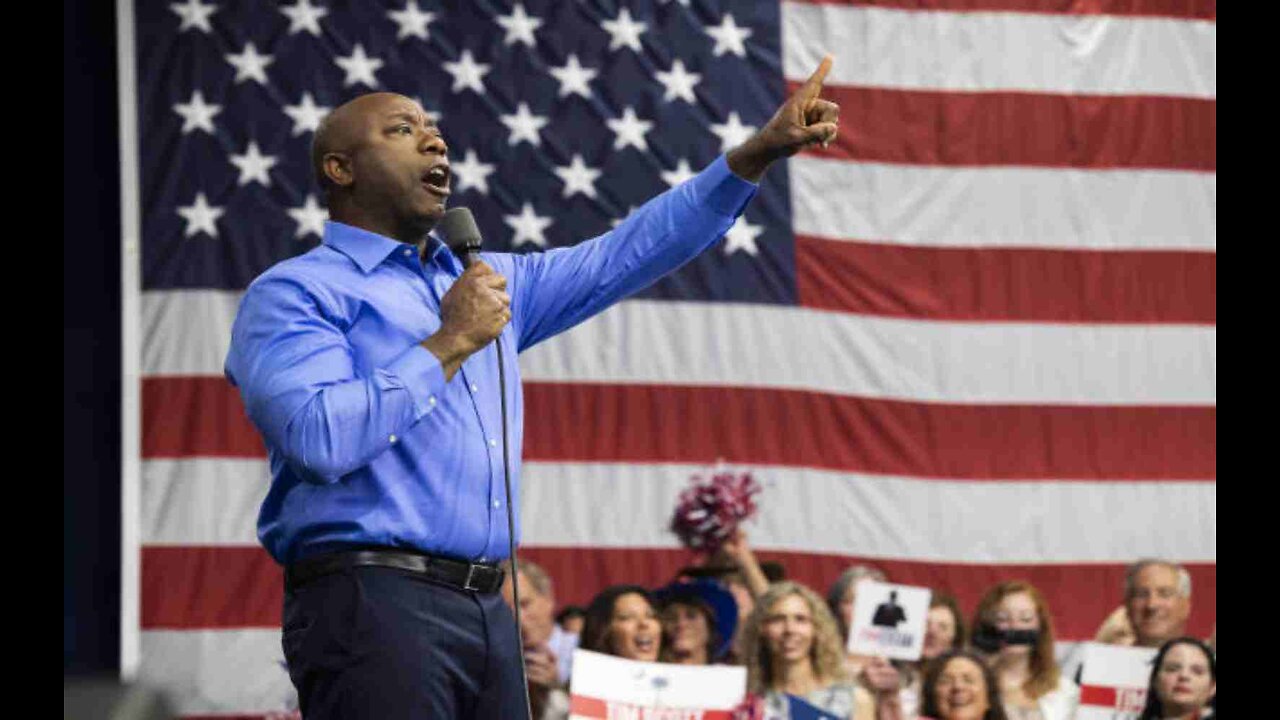 Trump Wishes Tim Scott ‘Good Luck’ As GOP Senator Announces Presidential Bid