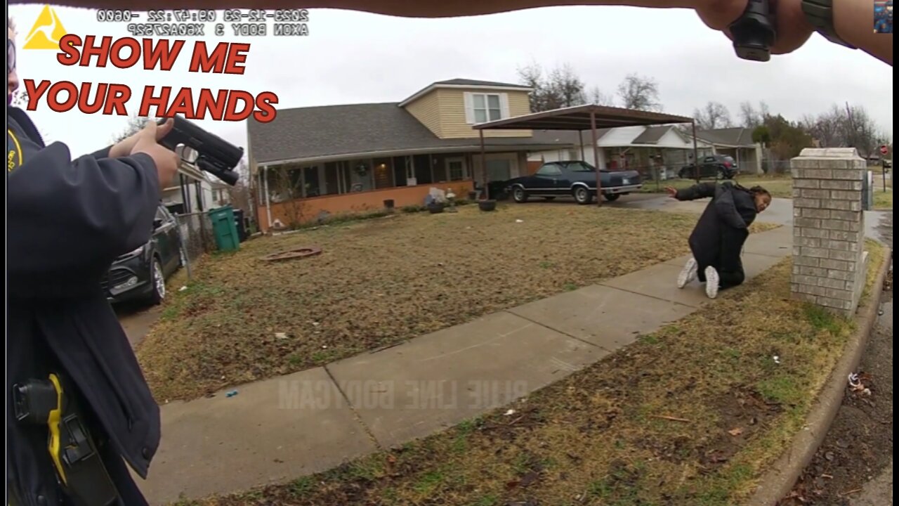 Police Confronted Suspect Holding The Rifle