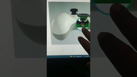 Controle com botões mecânicos