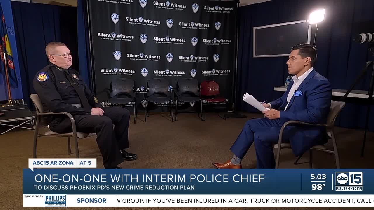 ABC15 speaks one-on-one with Interim Phoenix police chief
