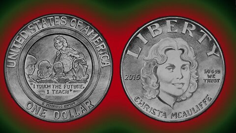 Christa McAuliffe Commemorative Silver Coin