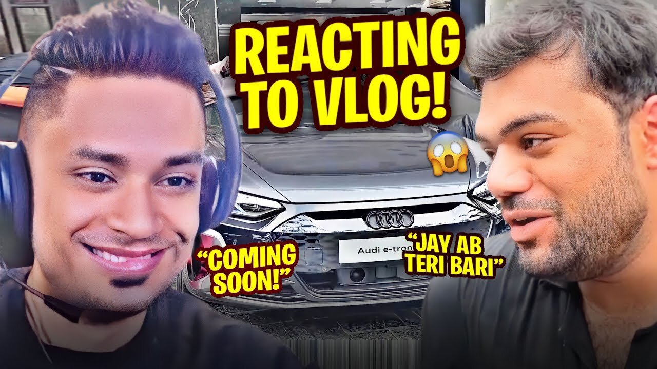 MR JAY PLAYS reacting to DUCKY BAHI new car vlog