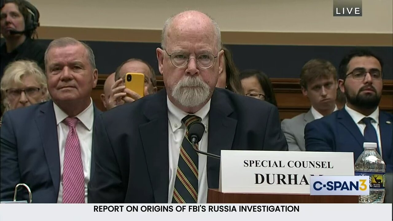 John Durham Testifies on His Investigation of the FBI