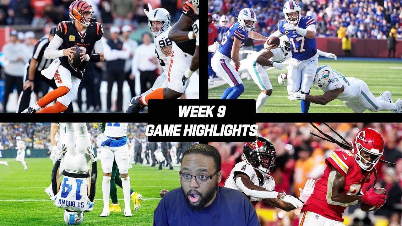 NFL Week 9 2024 Highlights Reaction