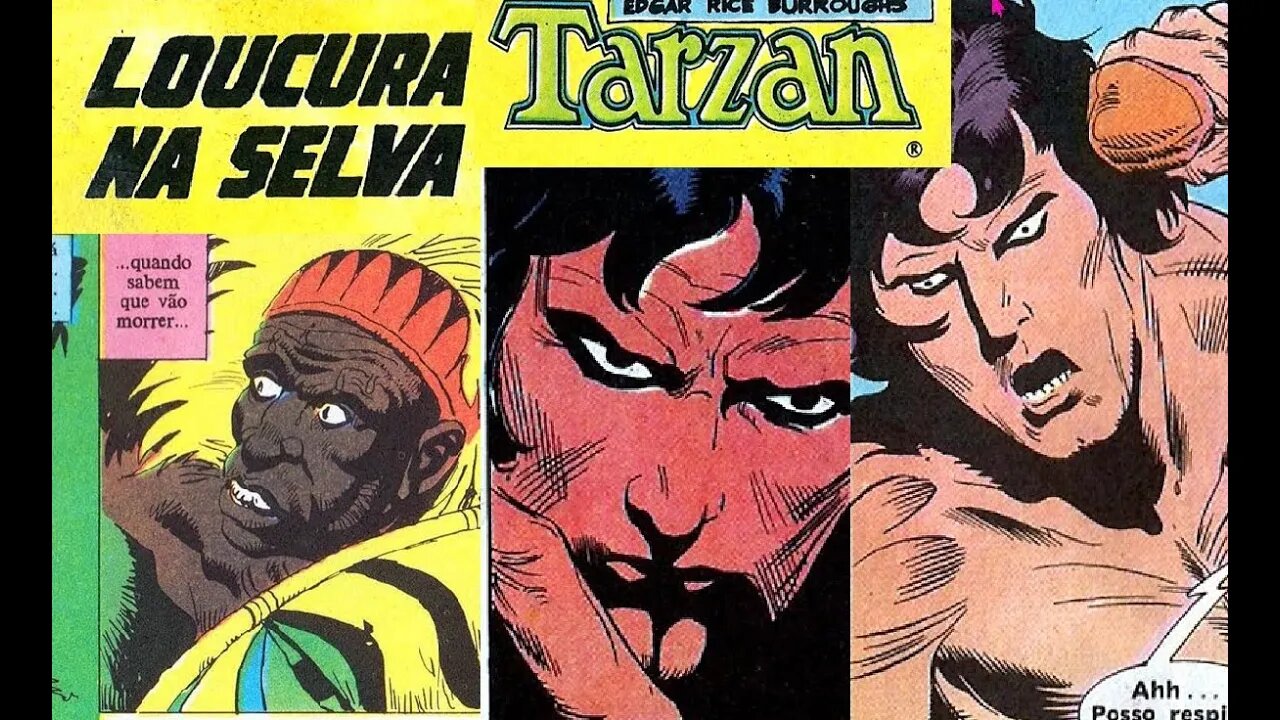 TARZAN FORMATINHO 43 B LOUCURA NA SELVA gibi comics #quadrinhos #gibi #museudogibi