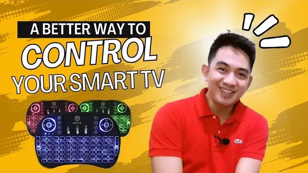 The best remote for Smart TVs and Android TV boxes | i8 wireless mini keyboard and mouse review