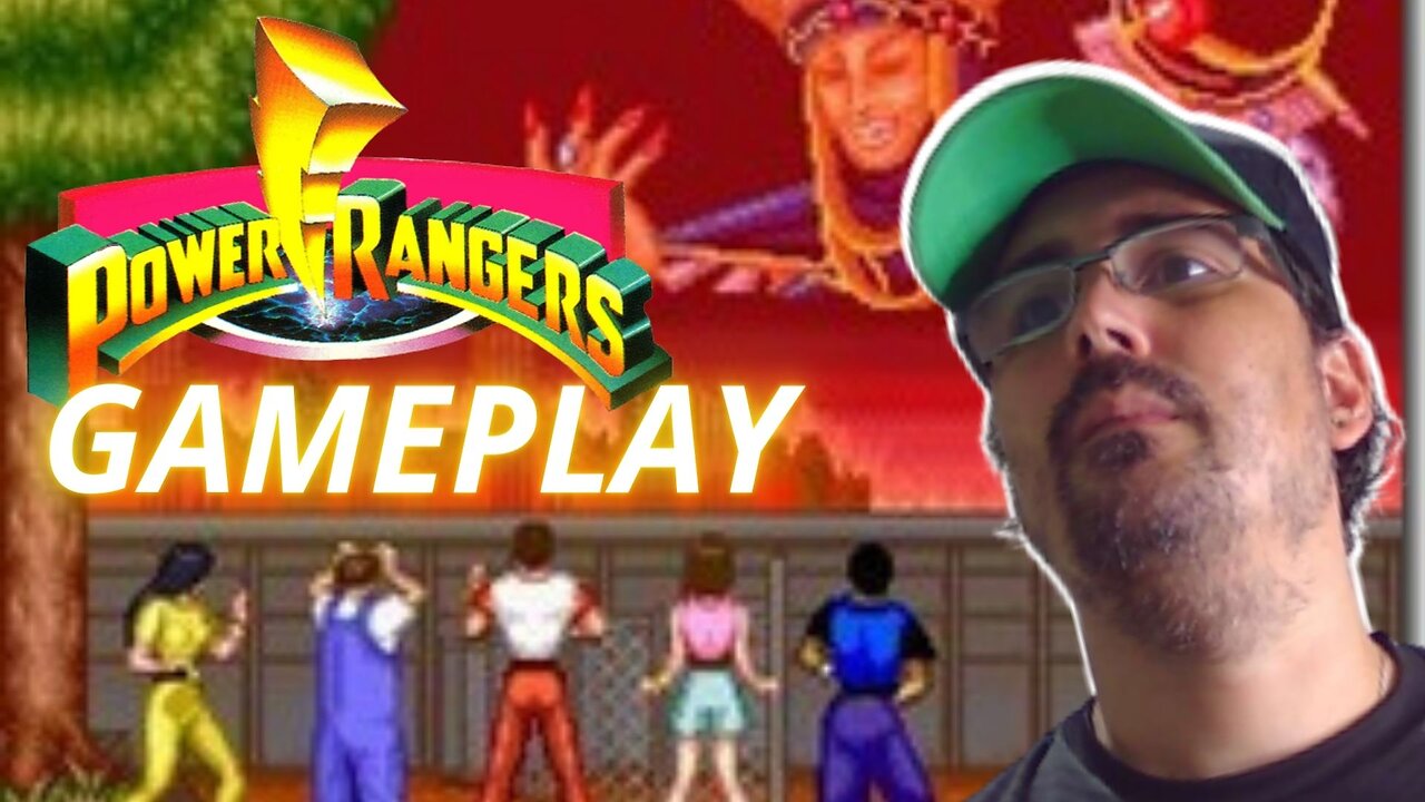 MIGHTY MORPHIN POWER RANGERS ( SUPER NINTENDO) INÍCIO DE GAMEPLAY / O primeiro de quinteto