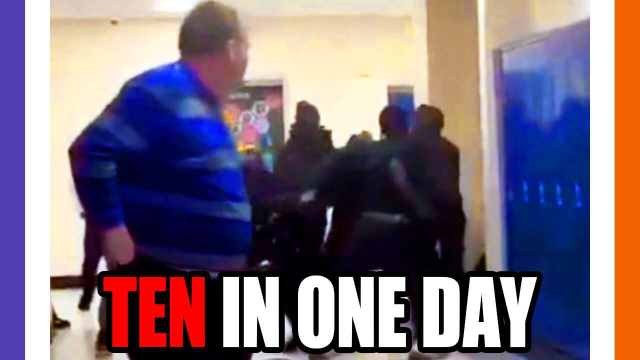 Ten Separate Black Brawls In One Day