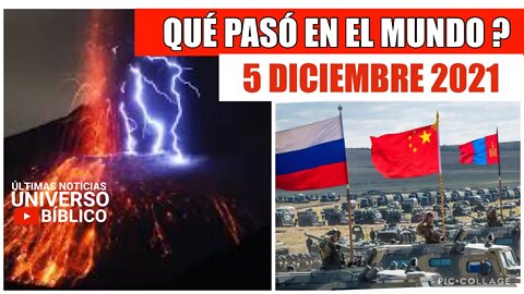 ACABA DE SUCEDER EN EL MUNDO ULTIMAS NOTICIAS ALERTA⚡️MUNDIAL 05-12 #2021 #guerra #volcán #hoy