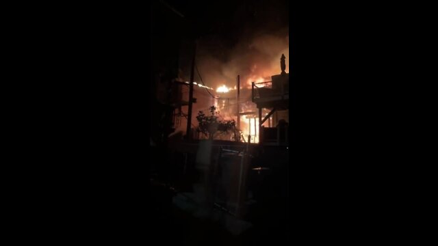 Rowhome fire