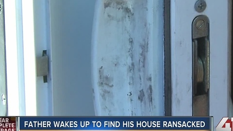 Man wakes up to find his home ransacked