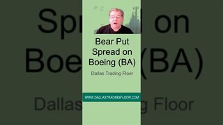 BEAR PUT SPREAD POTENTIALLY EARNS YOU $535 IN 36 DAYS! #shorts #optionstrading #makemoneyonline