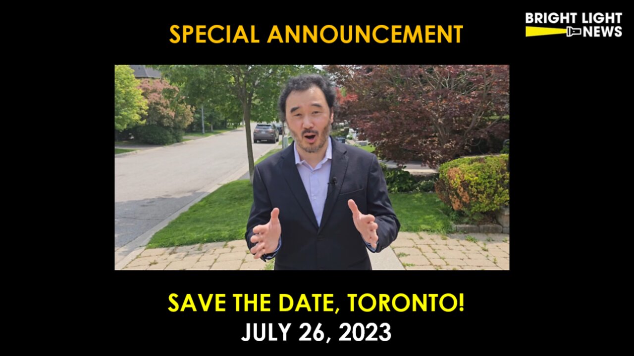 Special Announcement: Save the Date, Toronto! July 26, 2023