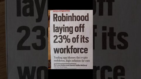 Robin Hood is laying off 23% of his workforce?