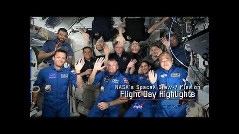 NASA’s SpaceX Crew-7 Flight Day 2 Highlights