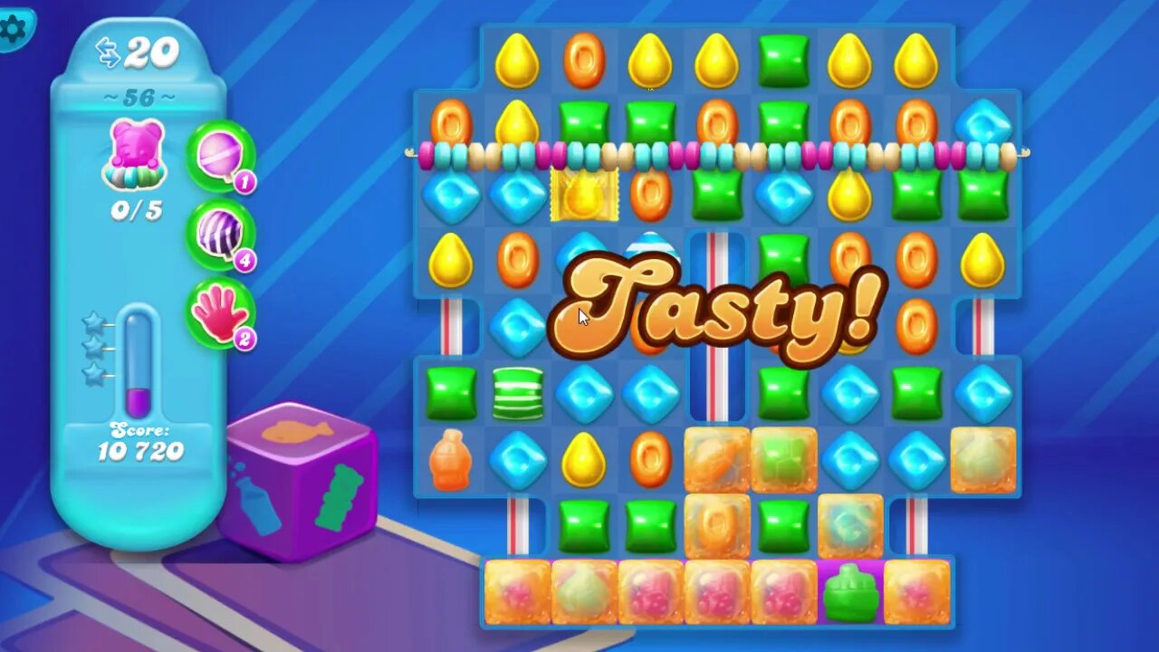 Candy Crush Soda Saga Level 56