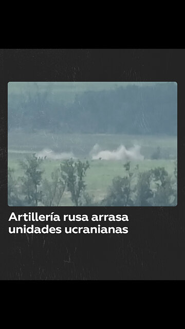 La artillería rusa elimina tropas ucranianas cerca de Artiómovsk