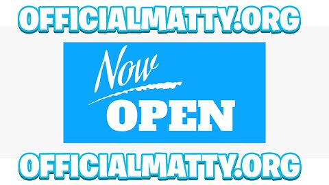 Official Website Launch - officialmatty.org