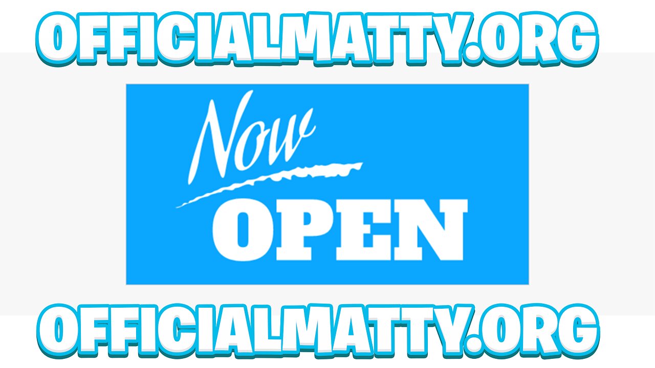 Official Website Launch - officialmatty.org