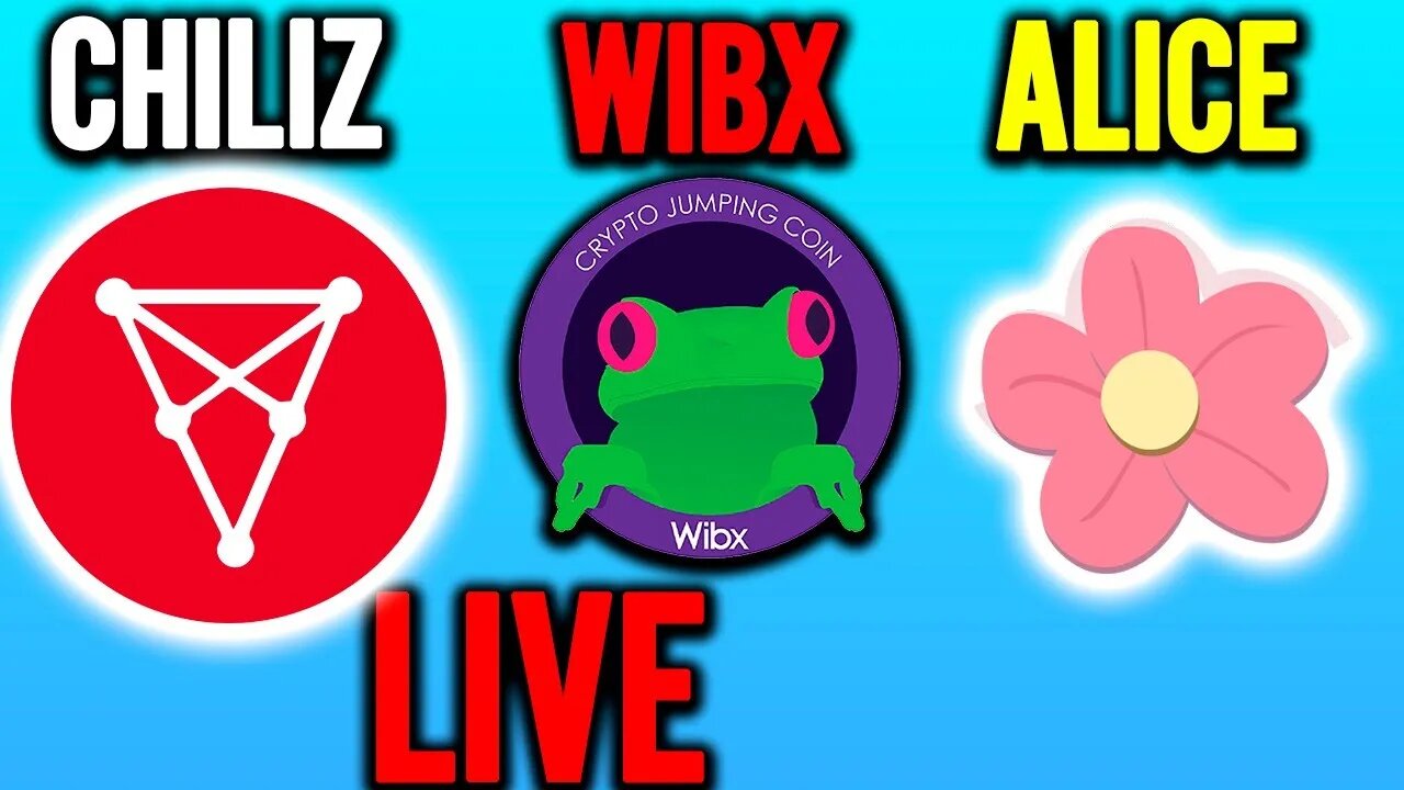 CHILIZ WIBX ALICE ANALISANDO CRIPTOMOEDAS LIVE #2