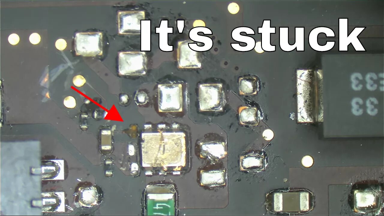 Macbook not charging due to welded voltage regulator IC!