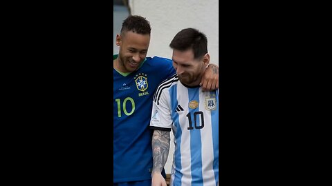 Great friendship of Lionel Messi and Neymar Jr