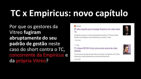 Probabilidade menor do que ganhar na Mega-Sena: perguntas aos gestores da Vitreo/Empiricus