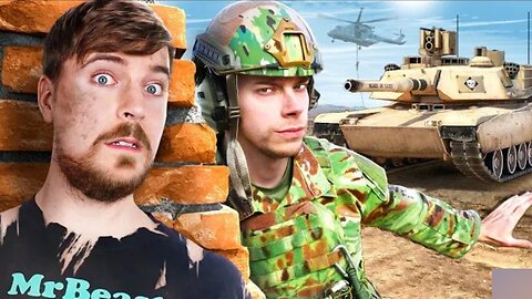 Mr beast chased by the military 🪖 and got arrested in the end