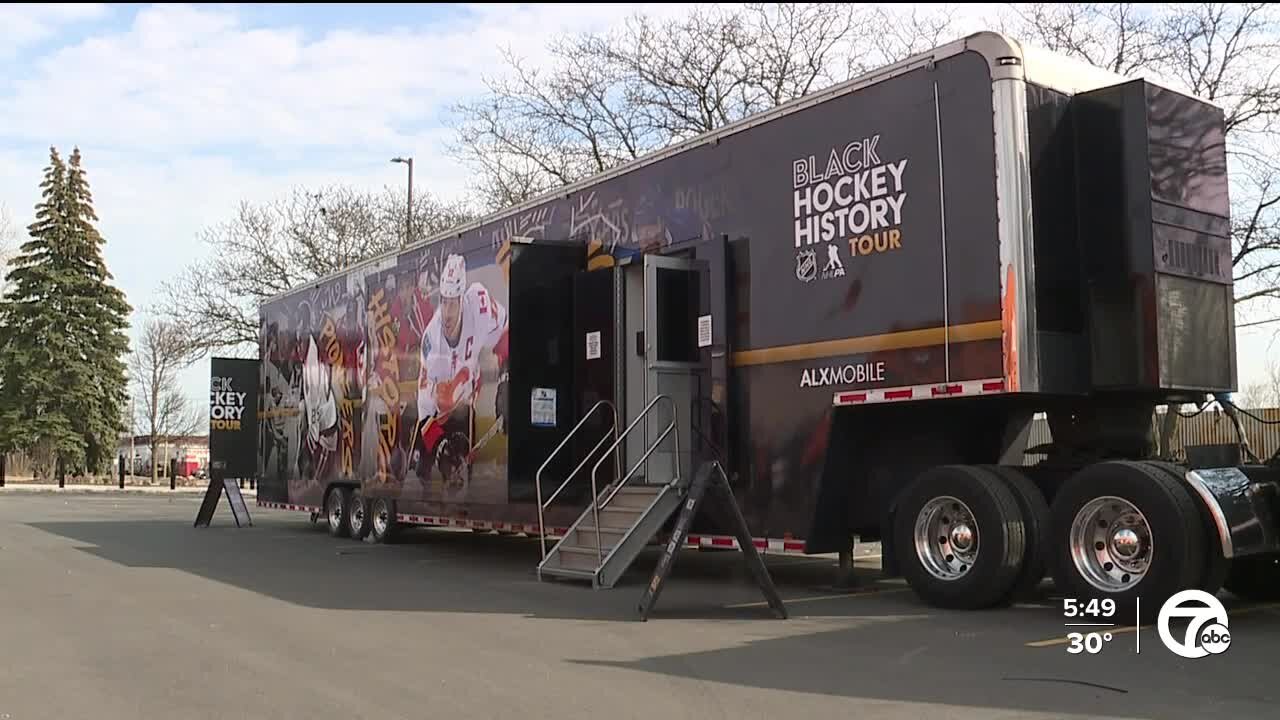 NHL's Black hockey history tour makes stop in Detroit