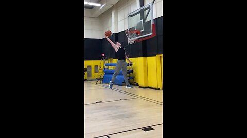 Almost Broke The Rim!!