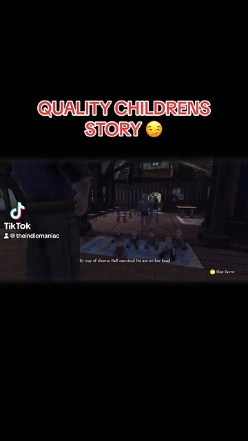 WHAT A GREAT STORY TO TELL CHILDREN 😂