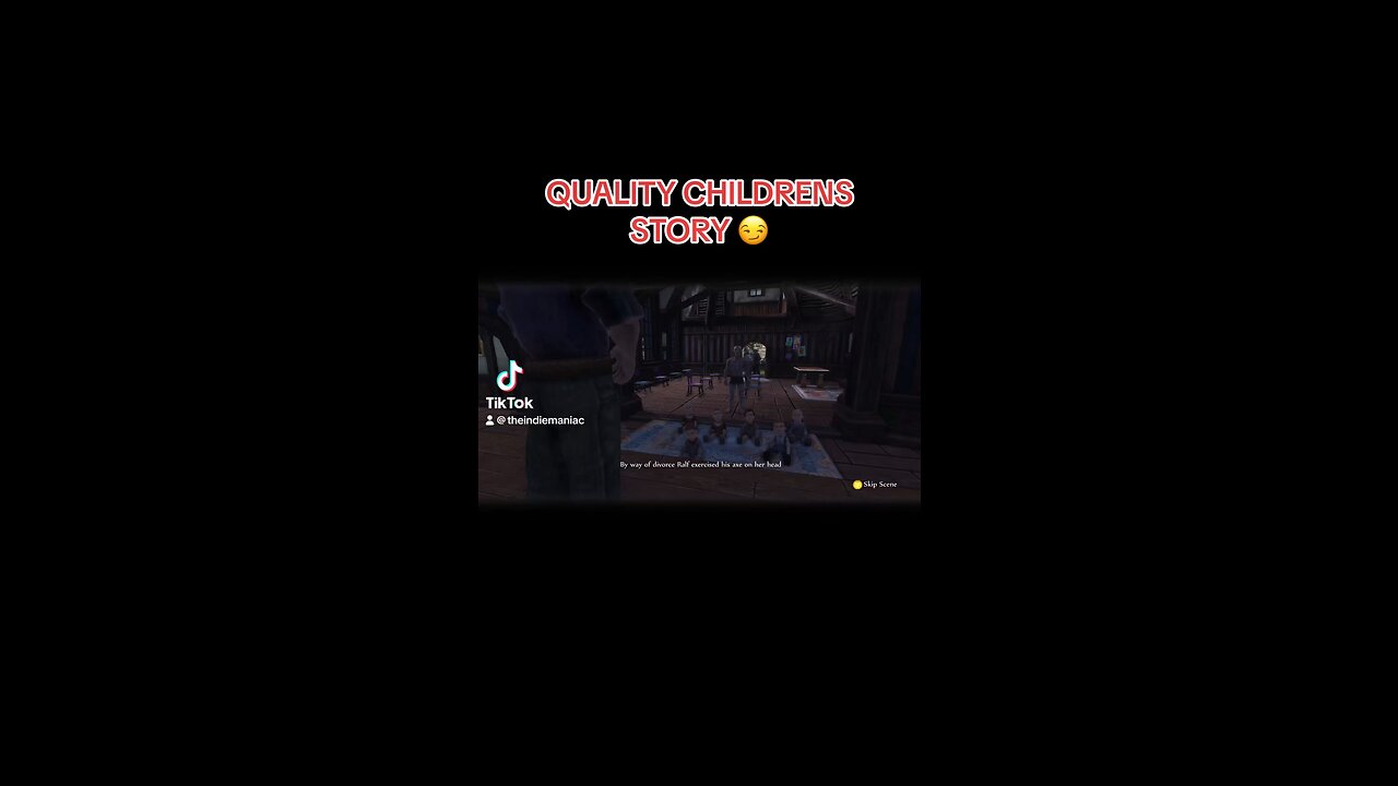 WHAT A GREAT STORY TO TELL CHILDREN 😂