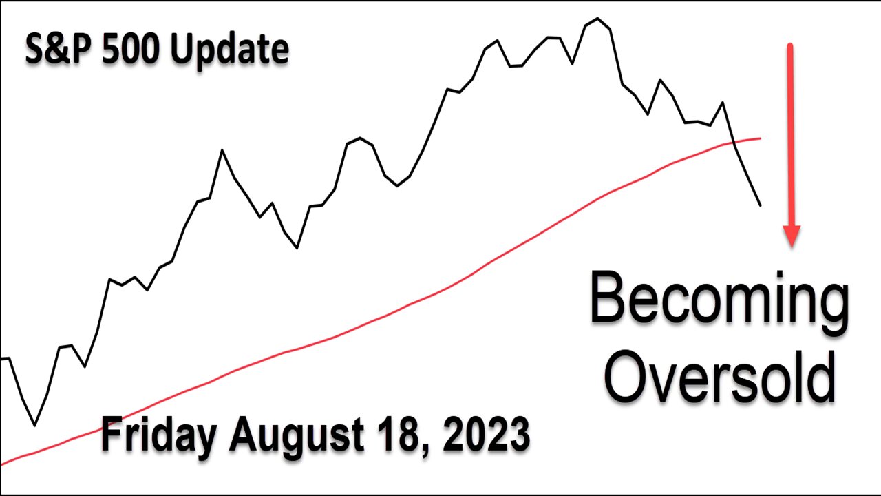 S&P 500 Daily Market Update for Friday August 18, 2023