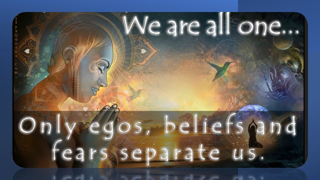 Winner takes all - At the end of the day, we are all one.