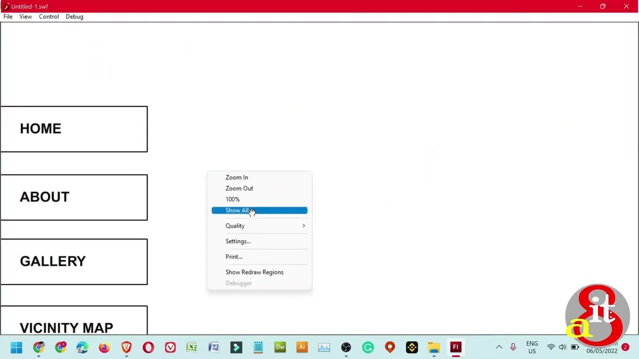 Basic Flash Website | Complete Step by Step.