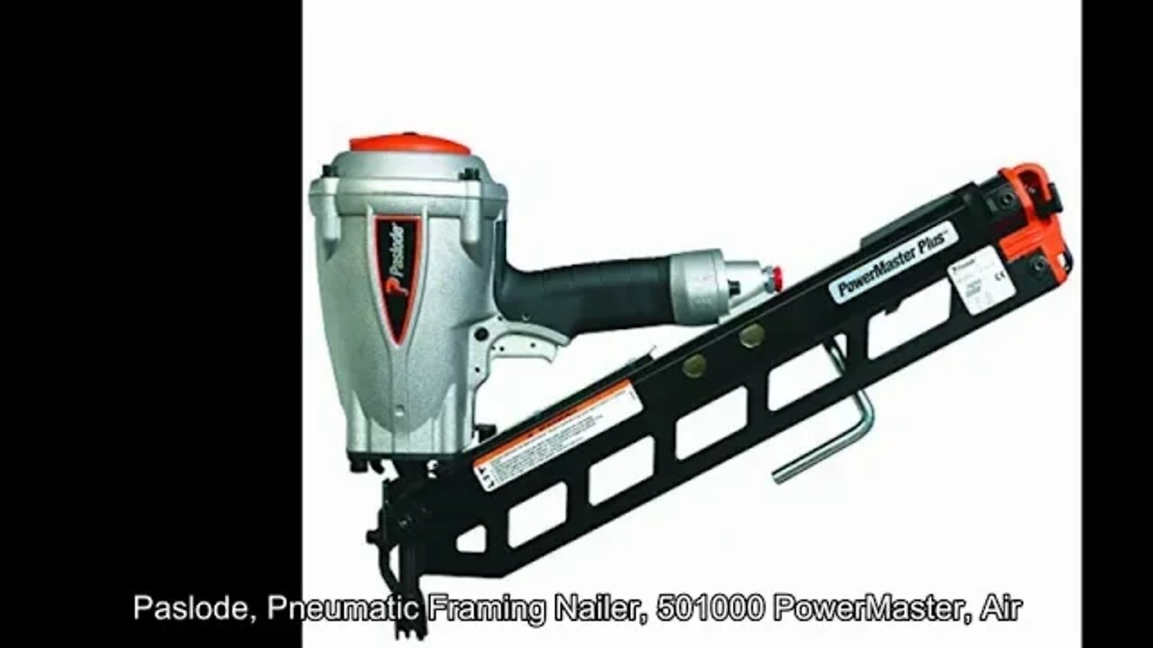 Paslode, Pneumatic Framing Nailer, 501000 PowerMaster, Air Compressor Powered