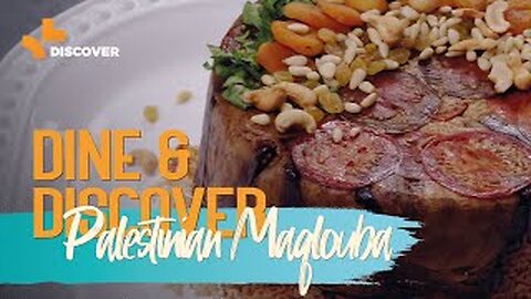 Palestinian Maqluba -Aubergine and potatoes flipped upside down Finale Episode | Dine & Discover