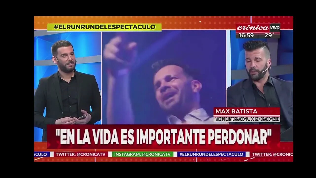 Maxi batista en Cronica Tv.