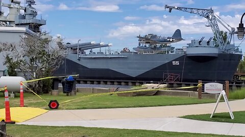 Ghw arriving at battleship nc