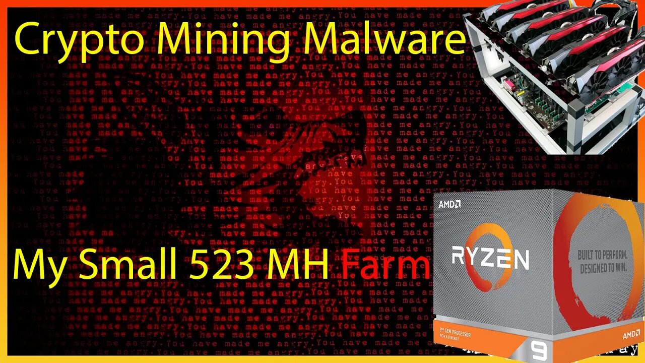 Crypto Mining Malware l My Crypto Mining Mini Farm