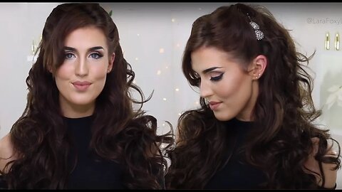 Half Up Romantic Curls Hairstyle