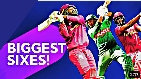 Top 5 longest six in cricket history || #cricket vedio