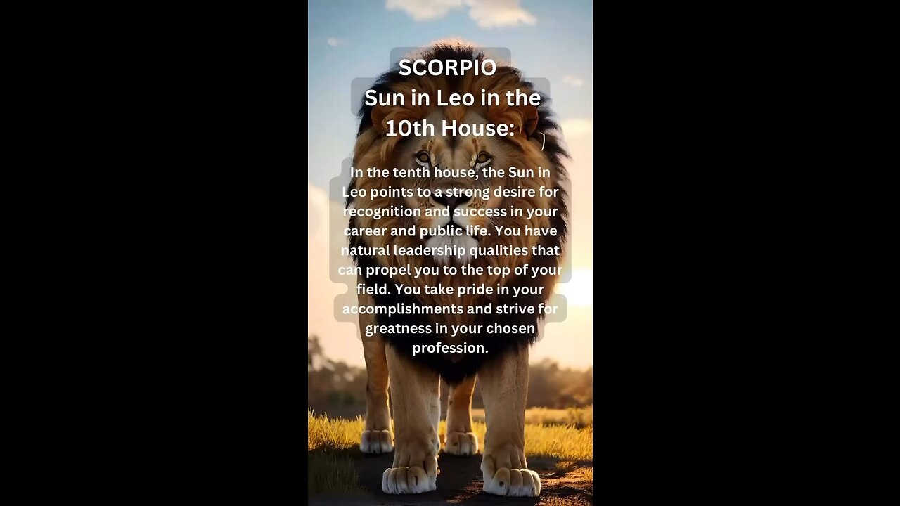 SCORPIO ♏️ SUN IN LEO (important notes) #astrology #suninleo #influence #tarotary #scorpio