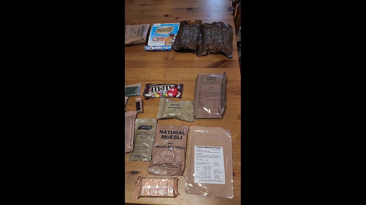 AUSTRALIAN SPECIAL FORCES RATION PACK PR1M