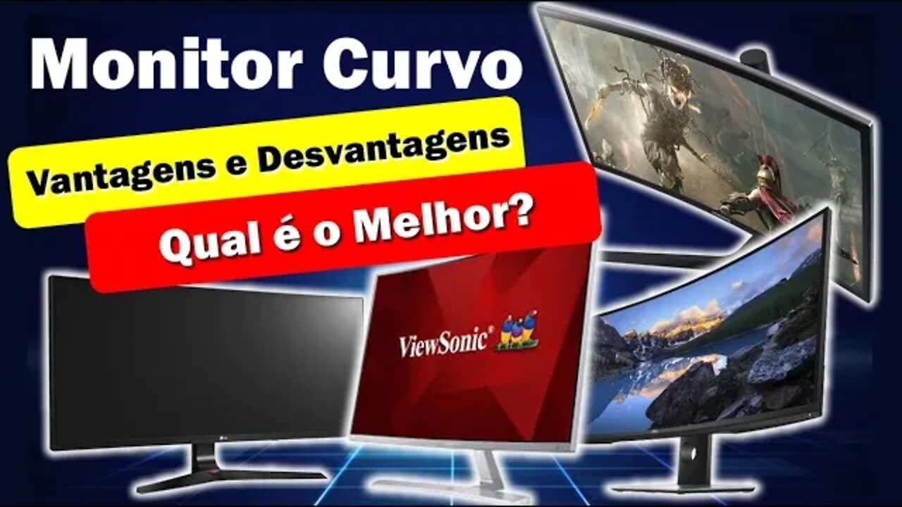 Qual o Melhor Monitor Curvo? Samsung, ViewSonic, UltraSharp Dell ou LG?