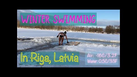 Winter Swimming In Riga, Latvia - Vlog