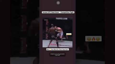 Insane UFC Beat down - Competitive Fight #shorts #boxing #fight #ufc #kickboxing