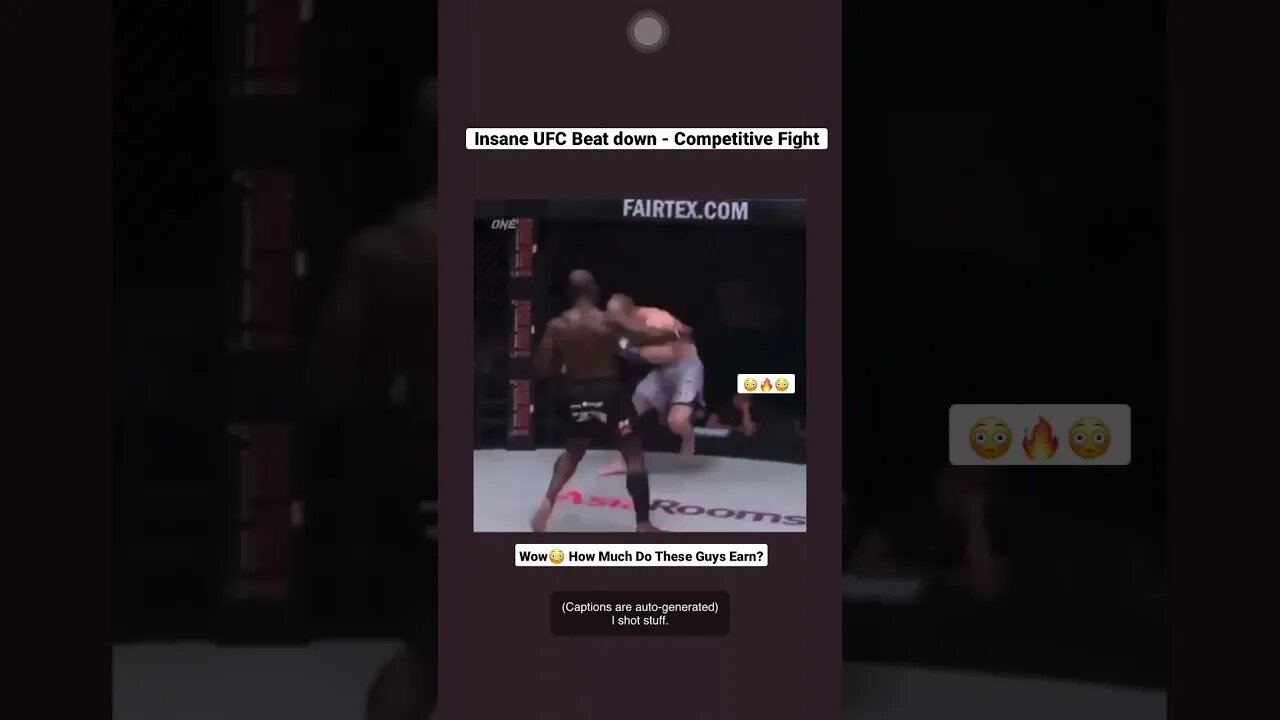 Insane UFC Beat down - Competitive Fight #shorts #boxing #fight #ufc #kickboxing