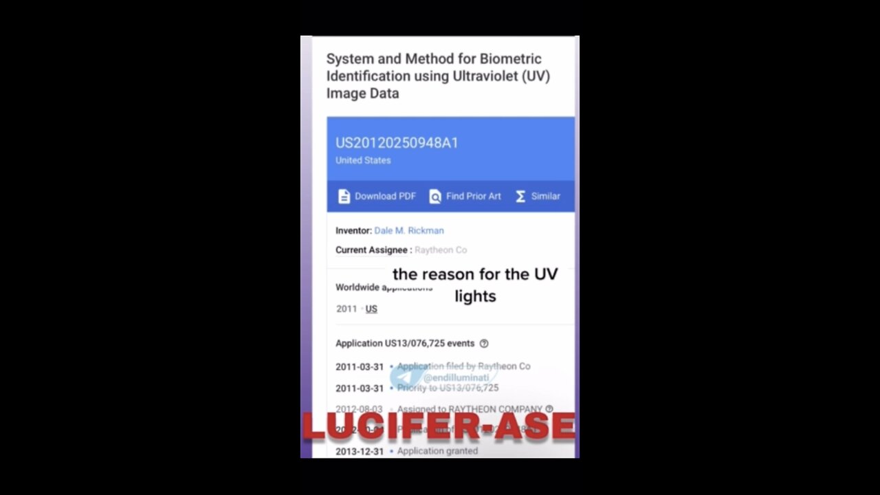 LUCIFERASE Biometrically Tracking the Vax'd with UV Light